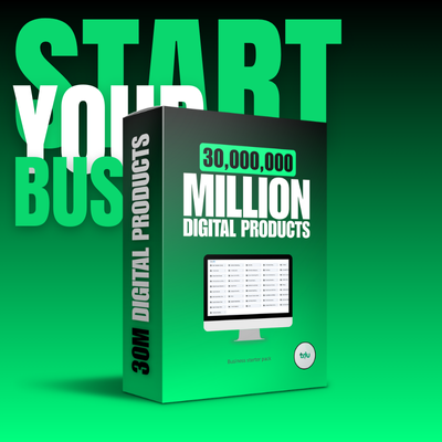 30 Million PLR Digital Products Bundle Box – Massive Collection of Resellable eBooks, Courses, Templates & More