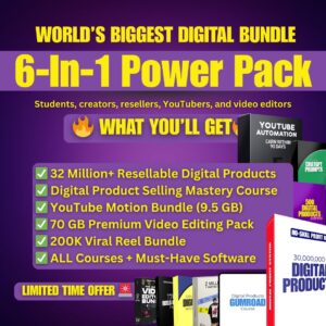 World's Biggest 6-in-1 Digital Power Pack
