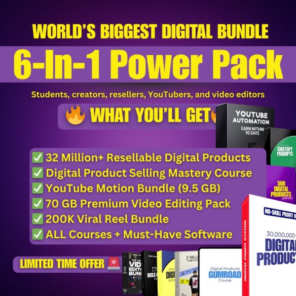 World's Biggest 6-in-1 Digital Power Pack